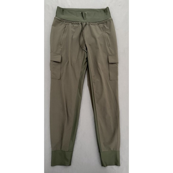 Athleta Pants - Athleta Cargo Joggers Leggings Womens Size 2 Gray Athletic Zip Pockets Stretchy